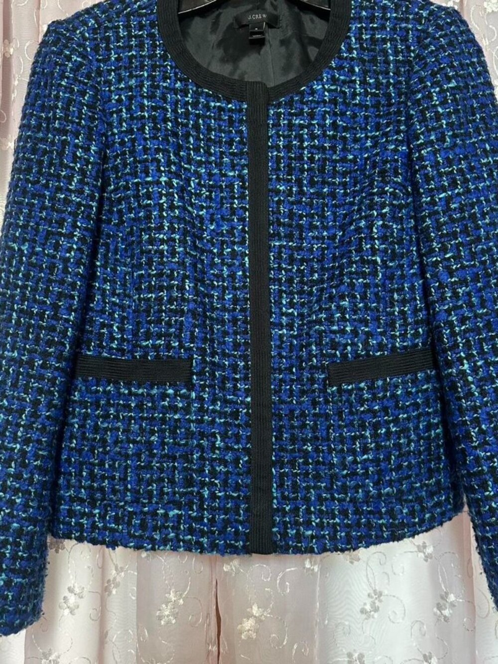 J.Crew Women's Blue and Navy Jacket